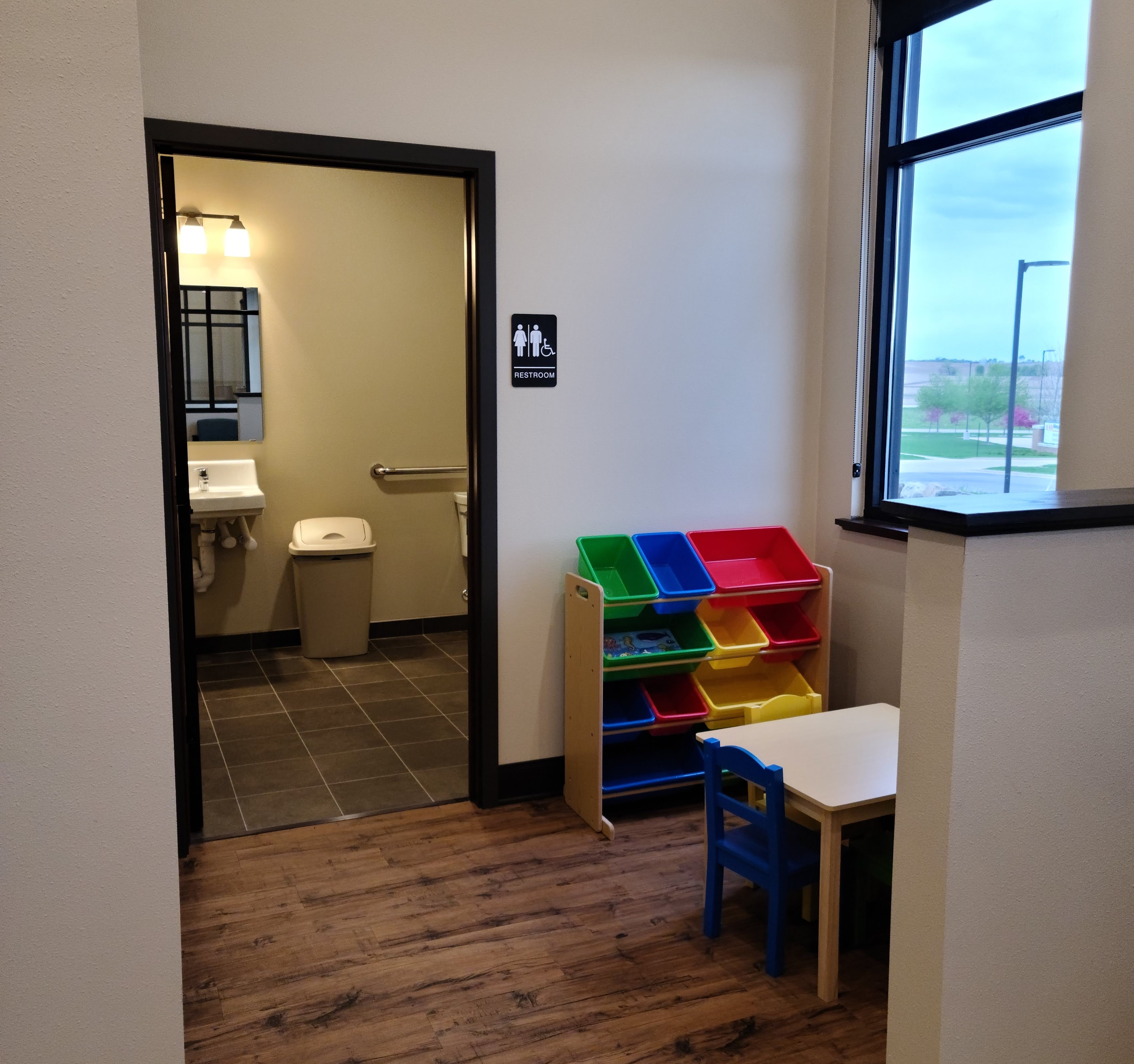 Kids area/restroom